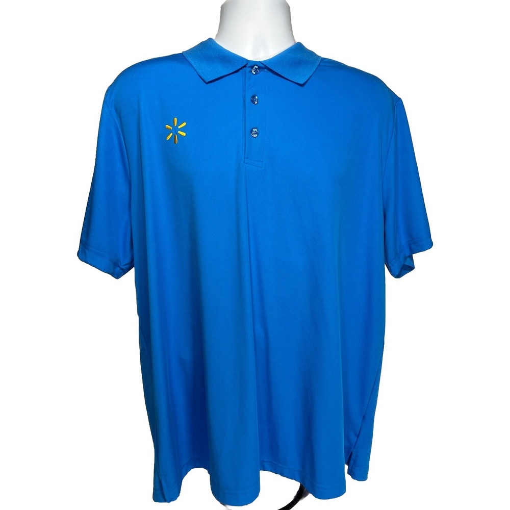 Wal-Mart Men's Employee‎ Polo Shirt Size XL Embroidered Spark Logo
